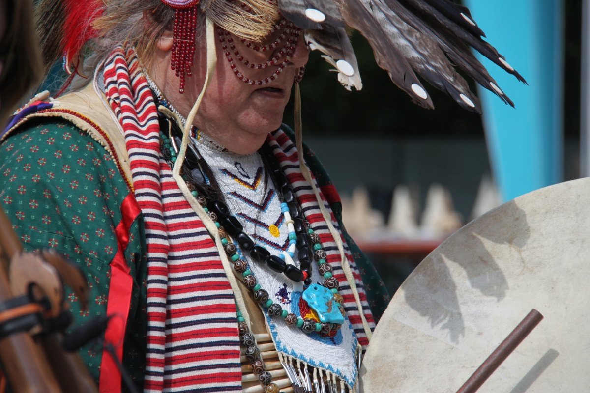 Indianer eröffnet Indianerfest