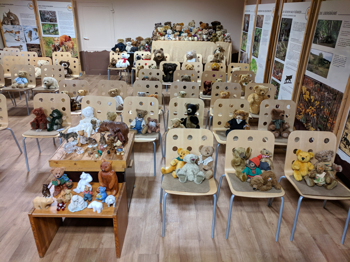 Eine Auswahl der zahlreichen Bären