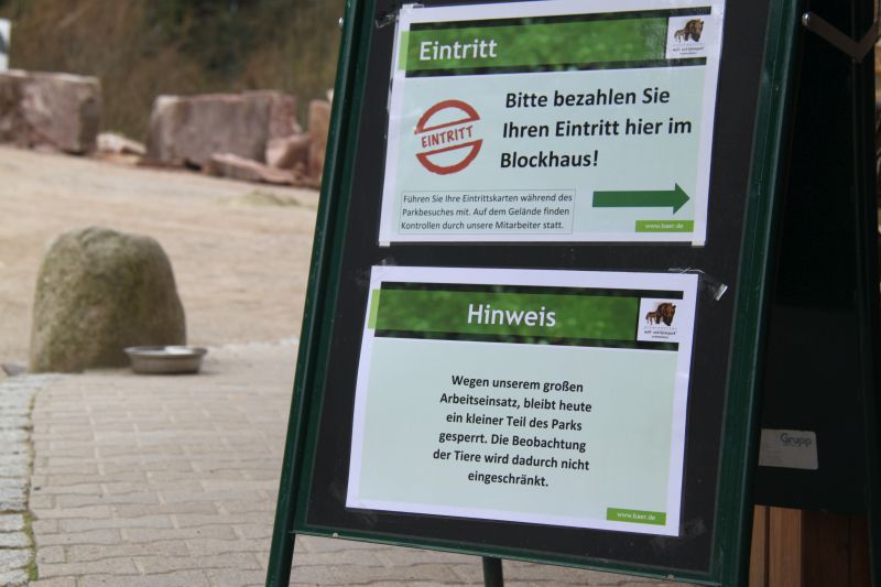 Großer Arbeitseinsatz im Bärenpark