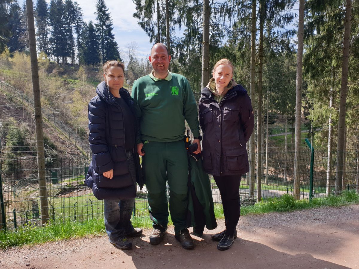 Dr. Stubenbord zu Besuch im Bärenpark