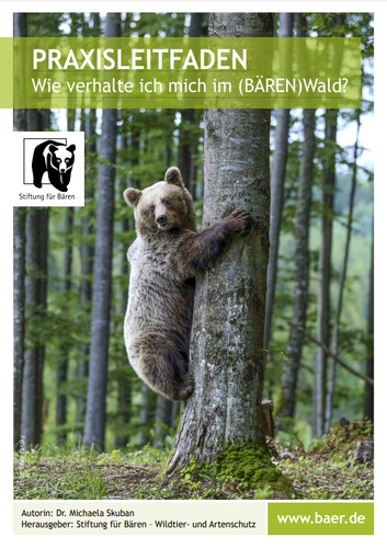 Praxisleitfaden für Wanderer und Besucher des Waldes im Umgang mit Bären