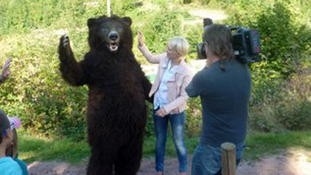 Der SWR war zu Besuch im Bärenpark.