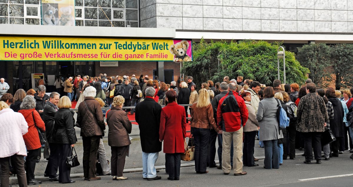 Besucher derTeddy Welt