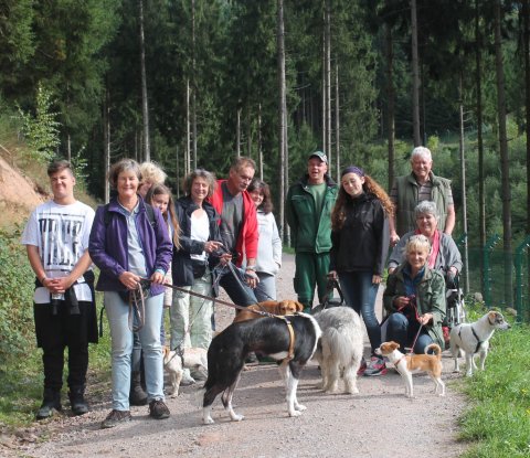 Eine fröhliche Truppe: 