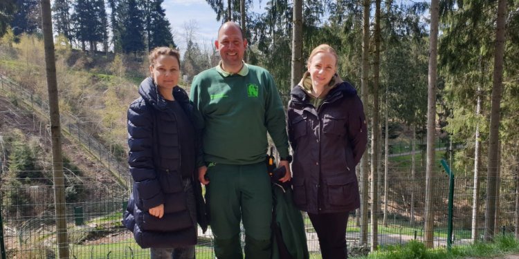 Dr. Stubenbord zu Besuch im Bärenpark