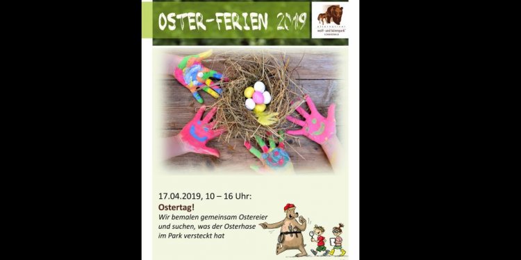 Plakat Osterferien